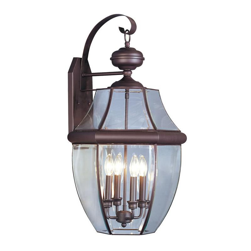 Monterey 29 Inch Tall 4 Light Outdoor Wall Light by Livex Lighting